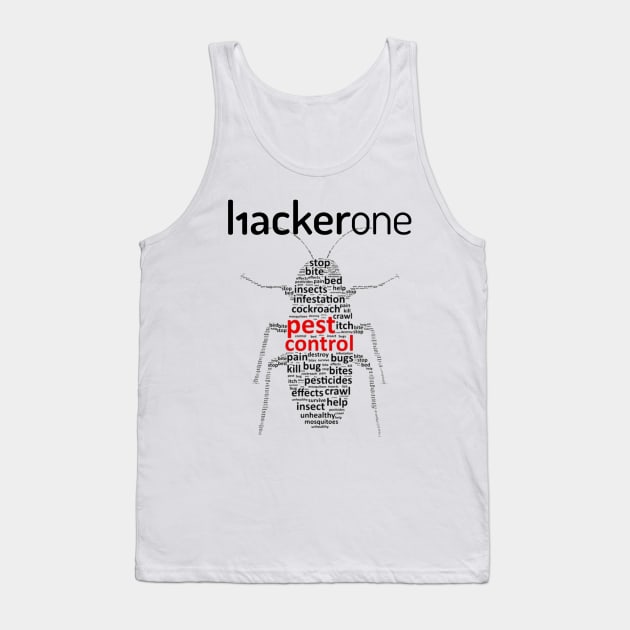 Bug Bounty HackerOne Pest Control Tank Top by lojahackingx